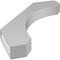 Ekena Millwork 3 1/2-in. W x 28-in. D x 36-in. H Legacy Architectural Grade PVC Knee Brace BRCP035X28X36LEC - alternate 3